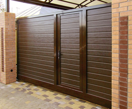 Ворота с калиткой в Зеленокумске