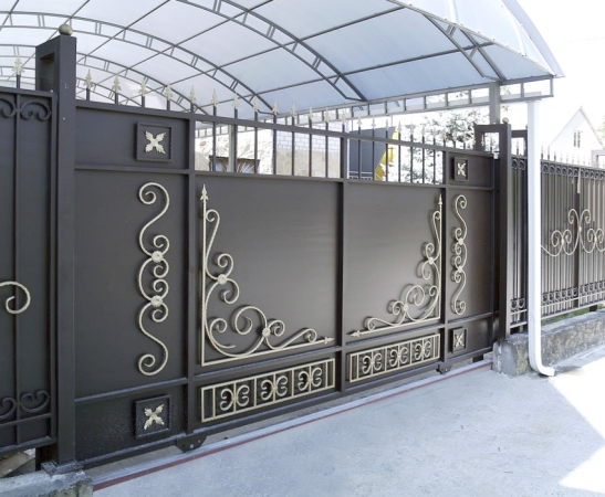 Металлические ворота в Зеленокумске