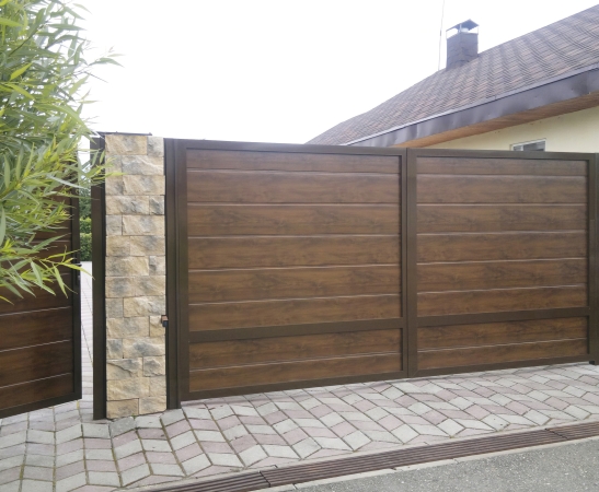 Распашные ворота в Зеленокумске