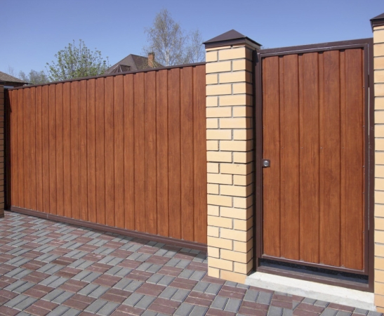 Ворота из металлического сайдинга в Зеленокумске