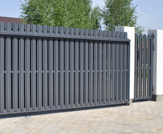 Ворота из штакетника в Зеленокумске